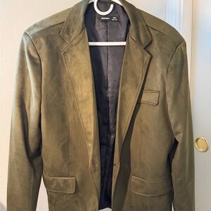 Men's Olive Trench Coat